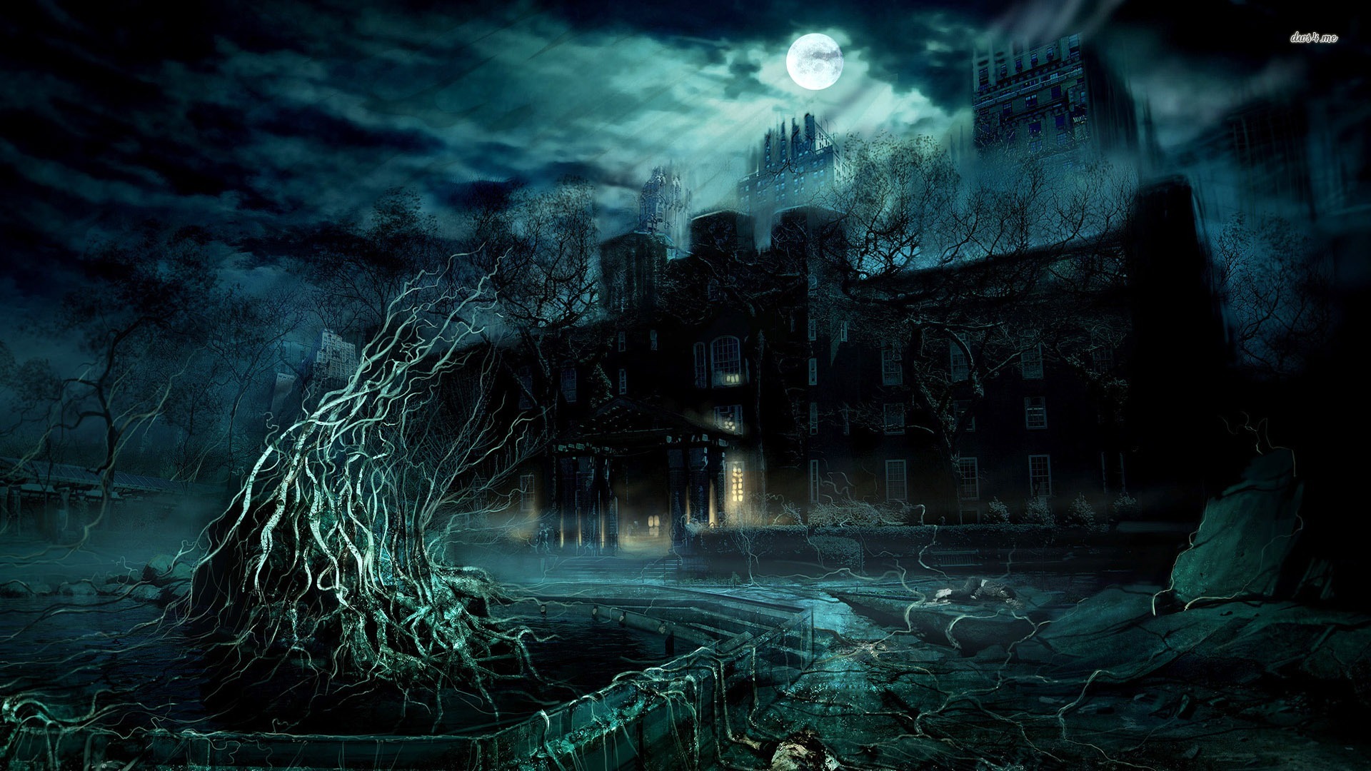 2799-spooky-house-1920x1080-fantasy-wallpaper