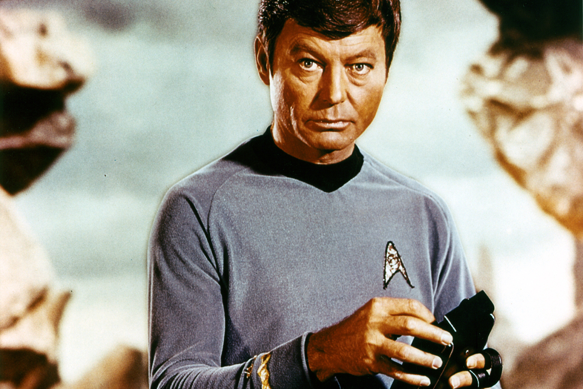 Star Trek DeForest Kelley Credit:Paramount TV/Courtesy Neal Peters Collection