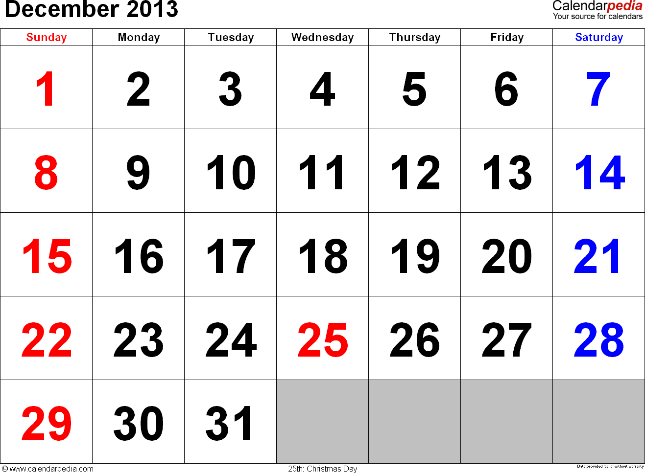december-2013-calendar-ln