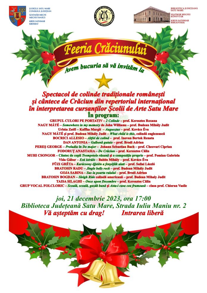 2023_Afiș_Feeria Crăciunului