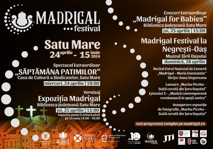 Festival Madrigal la Satu Mare_program