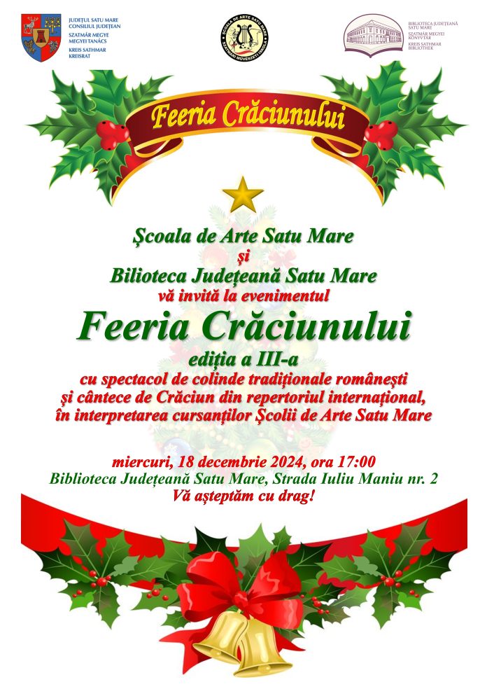 2024_Afiș_Feeria Crăciunului. Ediția a III-a