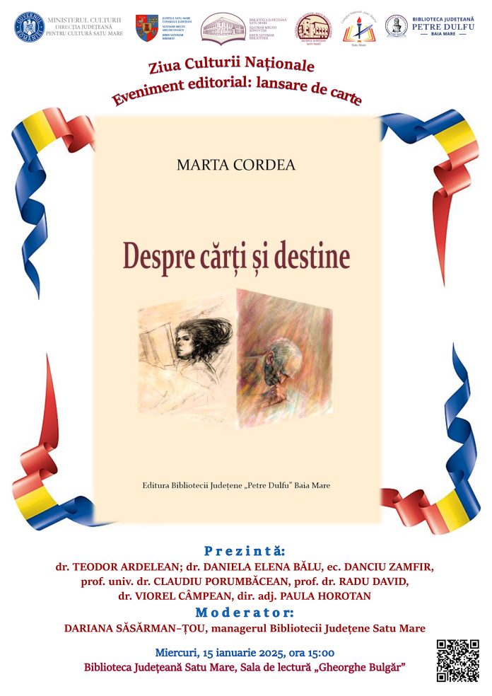2025_AFIȘ_MARTA CORDEA_Cărți și destine