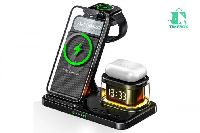 incarcator-wireless-5-in-1-multifunctional-fast-charge-15w-lumina-de-noapte-ceas-cu-alarma-compatibil-iphone-samsung-airpods-huawei-apple-watch-timebox