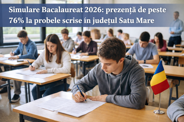 Bacalaureat simulation exam in progress