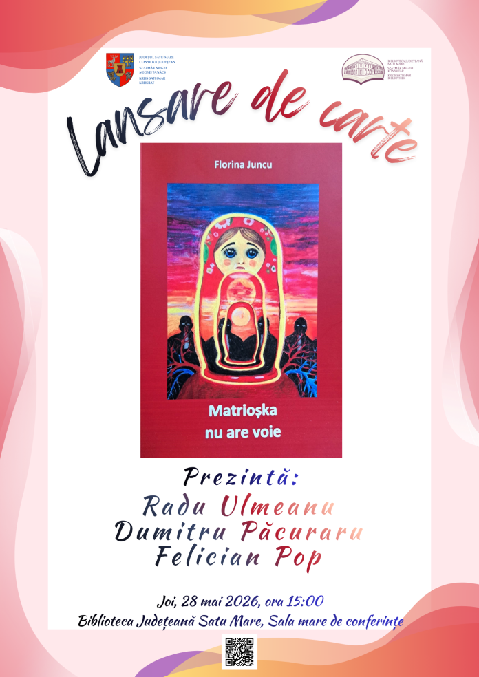 2026_Afiș_Lansare de carte_Matrioșka