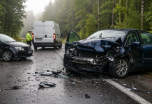 Accident în Pădurea Mujdeni: un șofer a fost rănit după o depășire neregulamentară