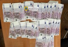 Rețea de falsificatori din Oradea, prinsă în flagrant la Satu Mare: peste 500.000 de euro falși, descoperiți de polițiști