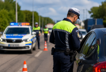 Razie de amploare la Petea: Șofer beat și transport ilegal de persoane, descoperite de polițiști