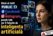 Dacă ai cont public de Facebook și Instagram, pozele tale vor fi folosite de inteligența artificială. Ce trebuie făcut