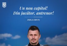 Zsiga Ervin își încheie cariera de jucător