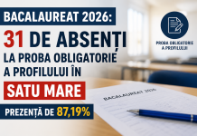 Bacalaureat 2026: 31 de absenți la proba obligatorie a profilului în Satu Mare. Prezență de 87,19%
