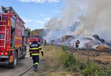 Pompierii sătmăreni, în luptă cu flăcările: mai multe incendii izbucnite simultan în județ