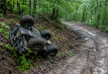 Accident cu ATV-ul la Bixad: șoferul avea permisul anulat și era băut