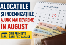 Alocațiile și indemnizațiile ajung mai devreme în august. Cine primește banii pe 7 august