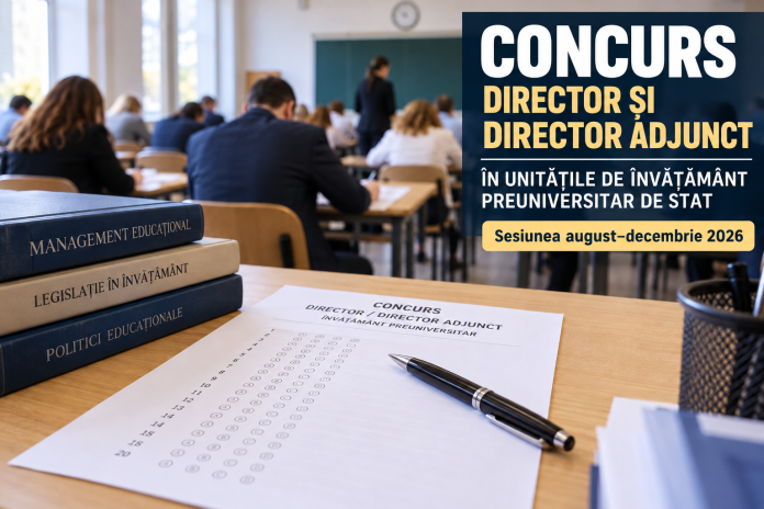 Concurs pentru directori în educație
