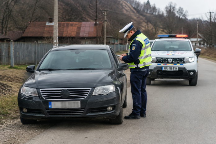 Rural Traffic Stop with Romanian Police