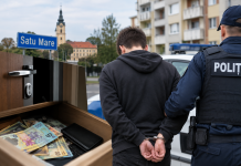 Un tânăr din Satu Mare a fost reținut după ce ar fi furat bani din mai multe apartamente