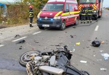 Motociclistul accidentat ieri între Carei și Petrești a decedat la spital